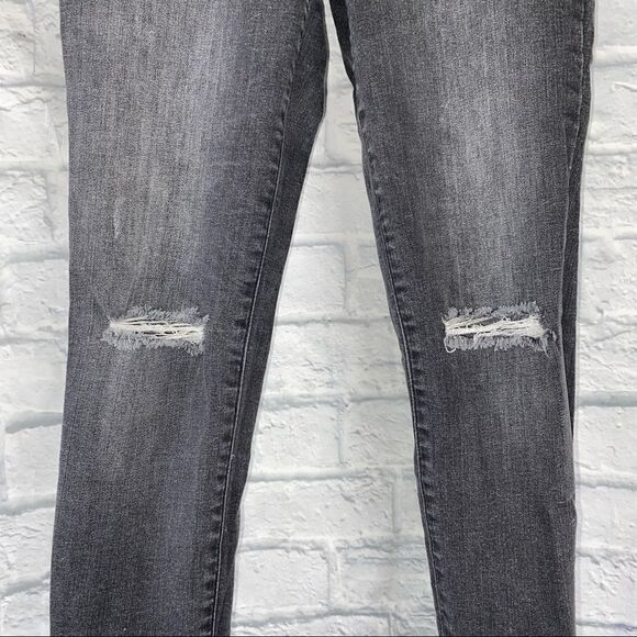 Arizona jean Co distressed jeans black sz 1 - Picture 4 of 9